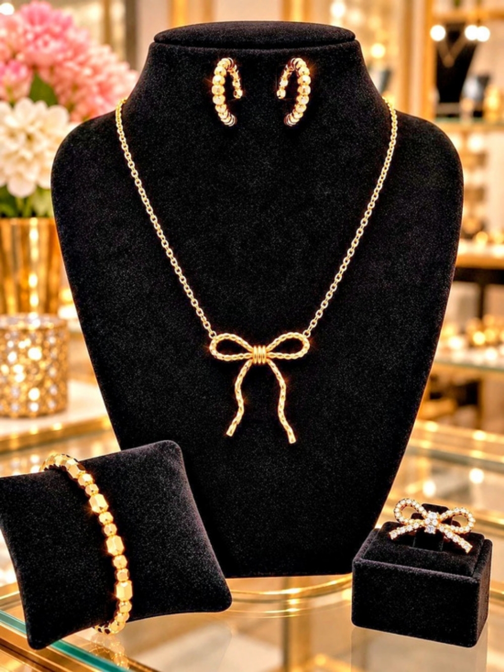Park Lane Lacey Necklace, Cutesy, Hazy Necklace, Ring, & Earring/Bracelet Set